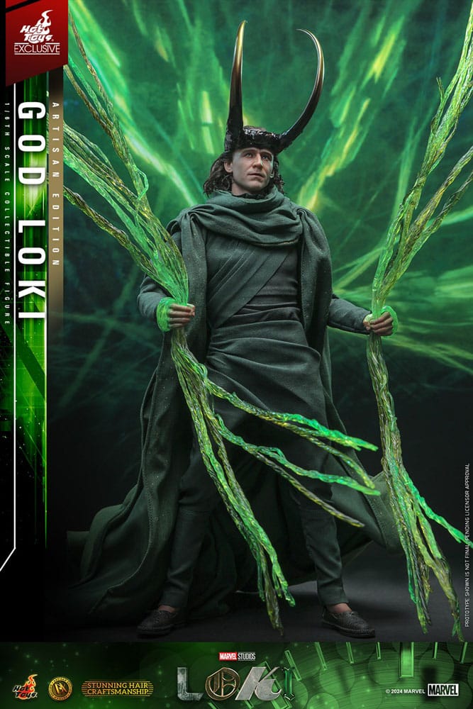Loki DX Actionfigur 1/6 God Loki Artisan Edition Hot Toys Exclusive 31 cm