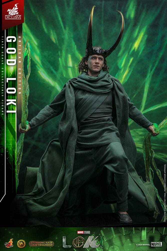 Loki DX Actionfigur 1/6 God Loki Artisan Edition Hot Toys Exclusive 31 cm