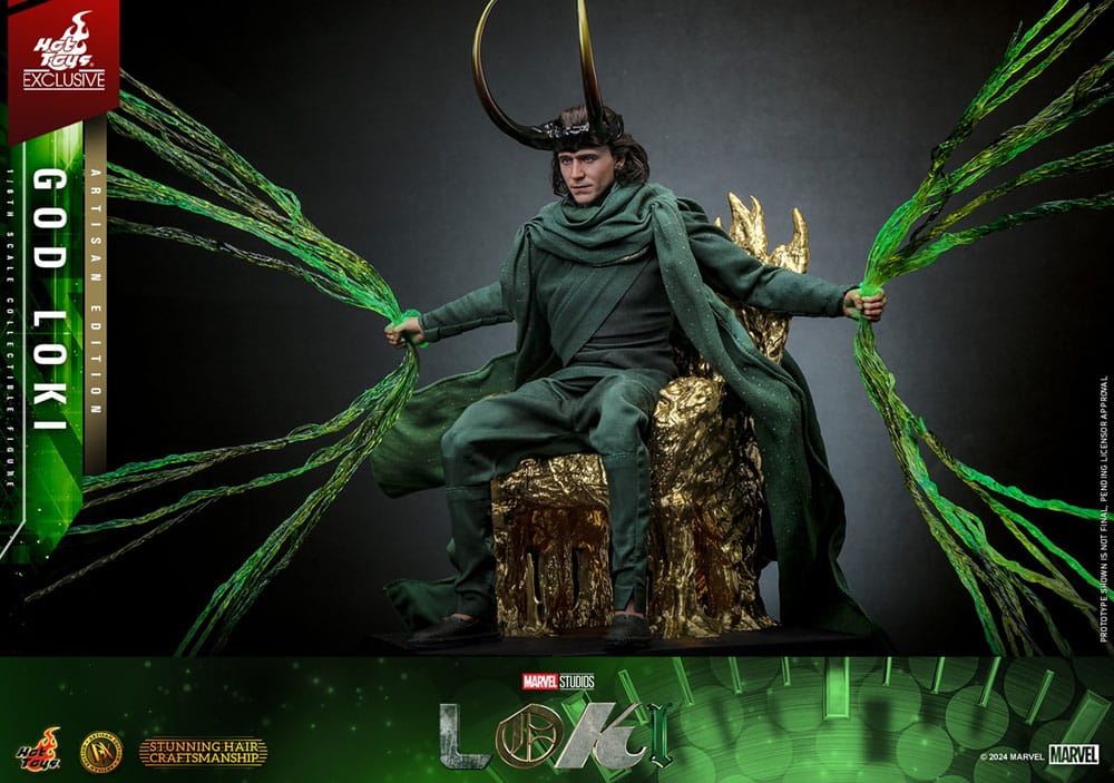 Loki DX Actionfigur 1/6 God Loki Artisan Edition Hot Toys Exclusive 31 cm