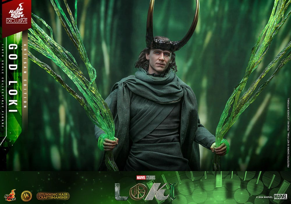 Loki DX Actionfigur 1/6 God Loki Artisan Edition Hot Toys Exclusive 31 cm