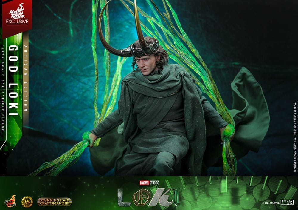 Loki DX Actionfigur 1/6 God Loki Artisan Edition Hot Toys Exclusive 31 cm