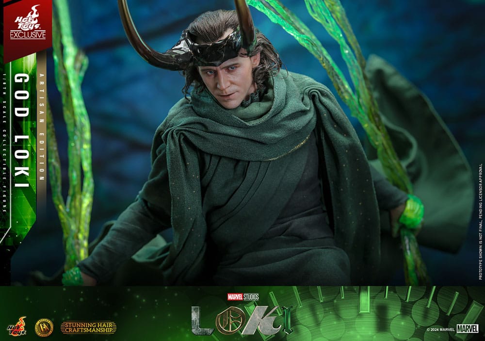 Loki DX Actionfigur 1/6 God Loki Artisan Edition Hot Toys Exclusive 31 cm