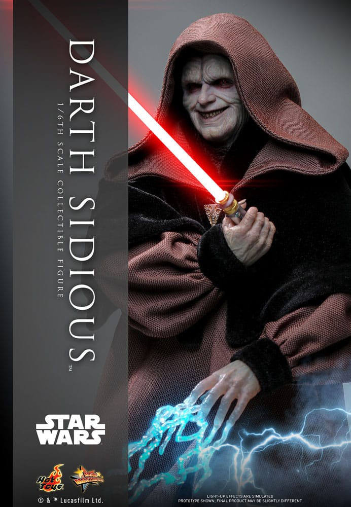 Star Wars Movie Masterpiece Actionfigur 1/6 Darth Sidious 29 cm