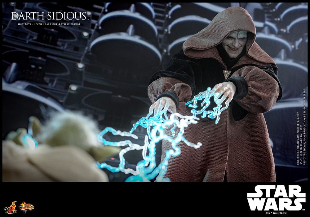 Star Wars Movie Masterpiece Actionfigur 1/6 Darth Sidious 29 cm