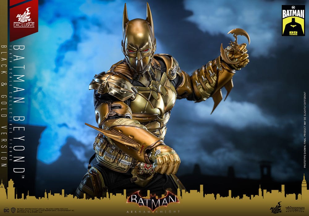 Batman: Arkham Knight Videogame Masterpiece Actionfigur 1/6 Batman Beyond (Black & Gold Version) 32 cm