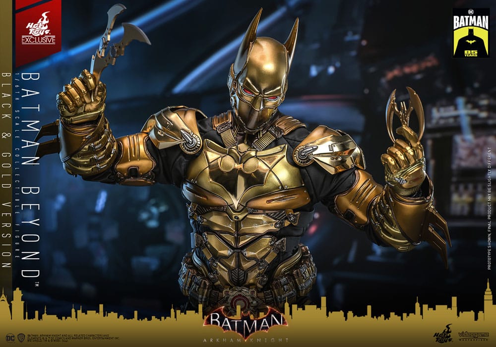 Batman: Arkham Knight Videogame Masterpiece Actionfigur 1/6 Batman Beyond (Black & Gold Version) 32 cm