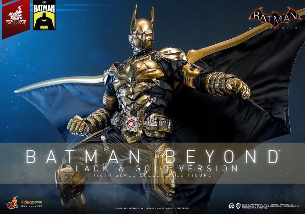 Batman: Arkham Knight Videogame Masterpiece Actionfigur 1/6 Batman Beyond (Black & Gold Version) 32 cm