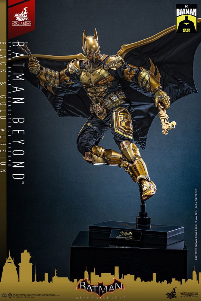 Batman: Arkham Knight Videogame Masterpiece Actionfigur 1/6 Batman Beyond (Black & Gold Version) 32 cm