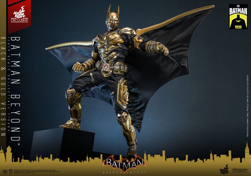 Batman: Arkham Knight Videogame Masterpiece Actionfigur 1/6 Batman Beyond (Black & Gold Version) 32 cm