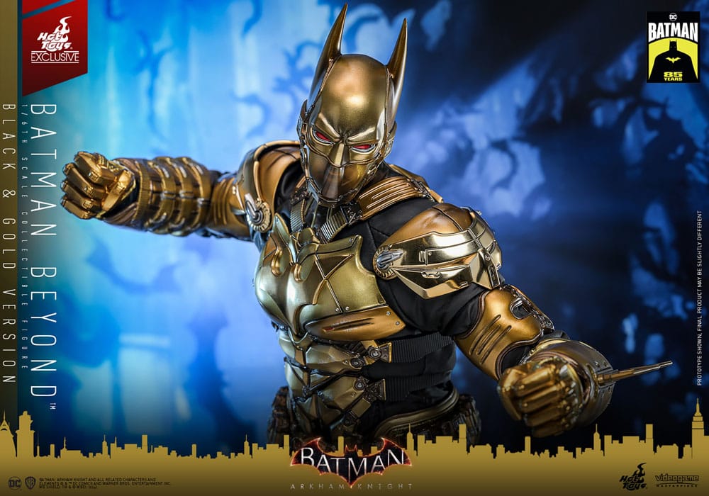 Batman: Arkham Knight Videogame Masterpiece Actionfigur 1/6 Batman Beyond (Black & Gold Version) 32 cm