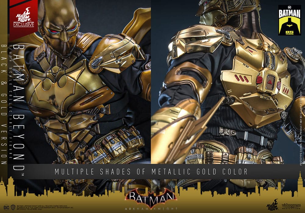 Batman: Arkham Knight Videogame Masterpiece Actionfigur 1/6 Batman Beyond (Black & Gold Version) 32 cm