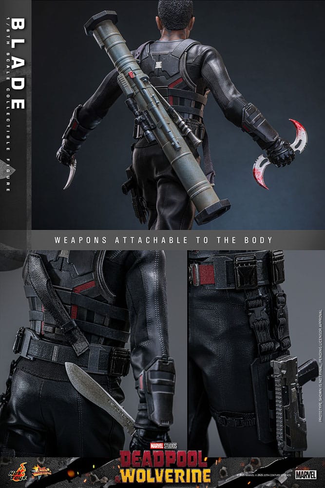Deadpool & Wolverine Movie Masterpiece Actionfigur 1/6 Blade 30 cm
