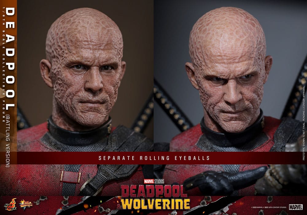 Deadpool & Wolverine Movie Masterpiece Actionfigur 1/6 Deadpool (Battling Version) 31 cm
