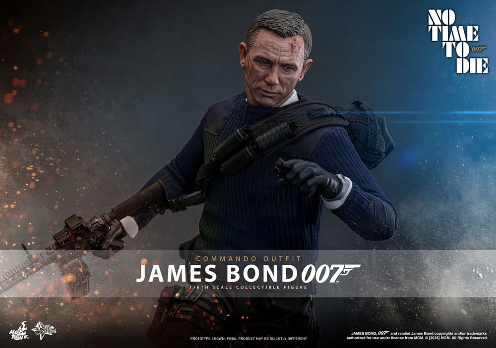 James Bond 007: Keine Zeit zu sterben Movie Masterpiece Actionfigur 1/6 James Bond (Commando Outfit) Hot Toys Exclusive 30 cm