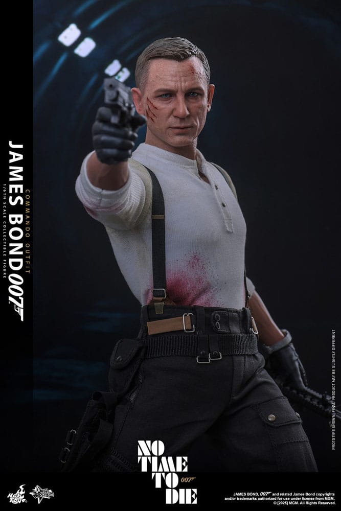 James Bond 007: Keine Zeit zu sterben Movie Masterpiece Actionfigur 1/6 James Bond (Commando Outfit) Hot Toys Exclusive 30 cm