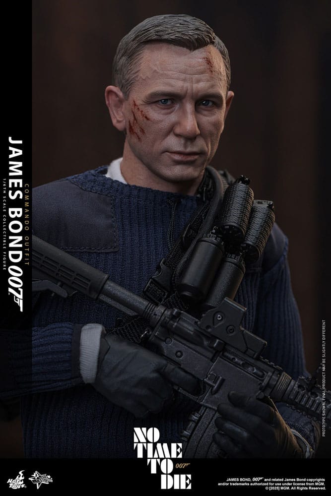 James Bond 007: Keine Zeit zu sterben Movie Masterpiece Actionfigur 1/6 James Bond (Commando Outfit) Hot Toys Exclusive 30 cm