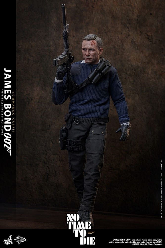 James Bond 007: Keine Zeit zu sterben Movie Masterpiece Actionfigur 1/6 James Bond (Commando Outfit) Hot Toys Exclusive 30 cm