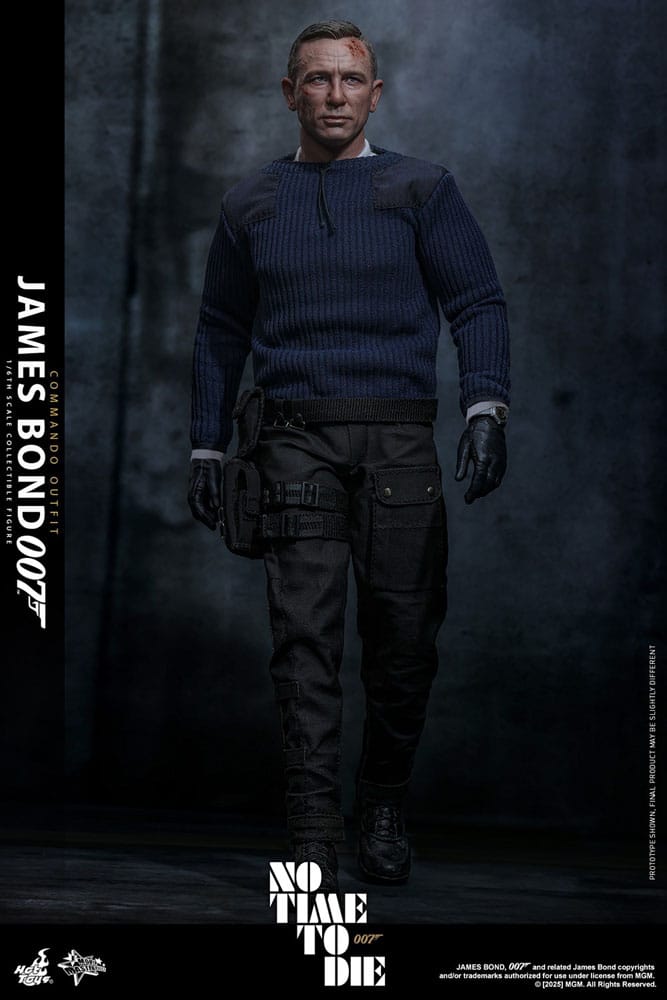 James Bond 007: Keine Zeit zu sterben Movie Masterpiece Actionfigur 1/6 James Bond (Commando Outfit) Hot Toys Exclusive 30 cm