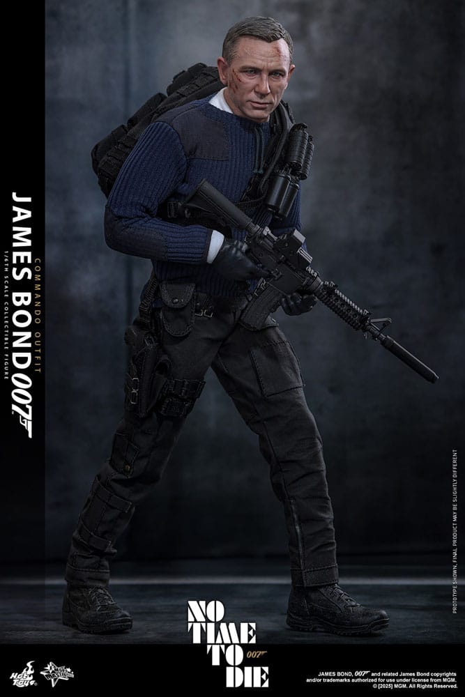 James Bond 007: Keine Zeit zu sterben Movie Masterpiece Actionfigur 1/6 James Bond (Commando Outfit) Hot Toys Exclusive 30 cm
