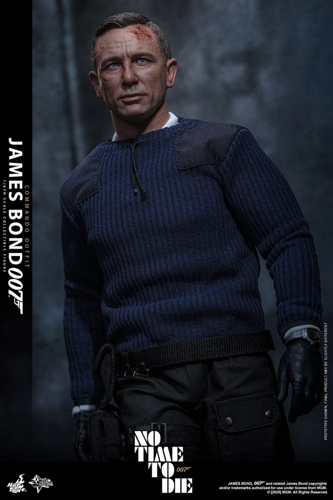 James Bond 007: Keine Zeit zu sterben Movie Masterpiece Actionfigur 1/6 James Bond (Commando Outfit) Hot Toys Exclusive 30 cm