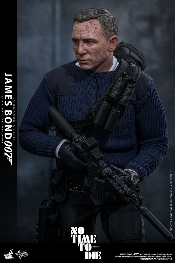 James Bond 007: Keine Zeit zu sterben Movie Masterpiece Actionfigur 1/6 James Bond (Commando Outfit) Hot Toys Exclusive 30 cm