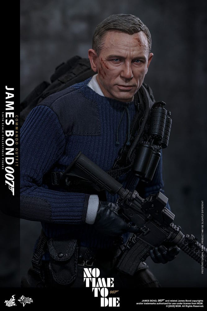 James Bond 007: Keine Zeit zu sterben Movie Masterpiece Actionfigur 1/6 James Bond (Commando Outfit) Hot Toys Exclusive 30 cm
