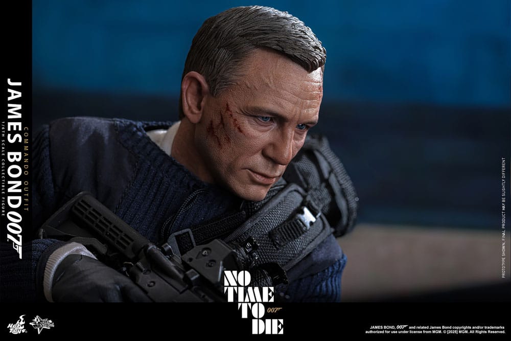 James Bond 007: Keine Zeit zu sterben Movie Masterpiece Actionfigur 1/6 James Bond (Commando Outfit) Hot Toys Exclusive 30 cm