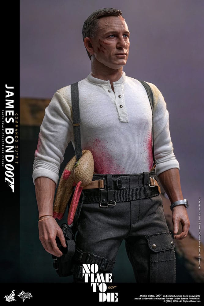 James Bond 007: Keine Zeit zu sterben Movie Masterpiece Actionfigur 1/6 James Bond (Commando Outfit) Hot Toys Exclusive 30 cm
