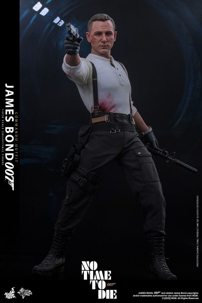 James Bond 007: Keine Zeit zu sterben Movie Masterpiece Actionfigur 1/6 James Bond (Commando Outfit) Hot Toys Exclusive 30 cm