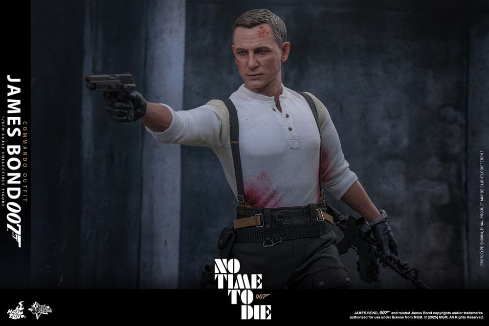 James Bond 007: Keine Zeit zu sterben Movie Masterpiece Actionfigur 1/6 James Bond (Commando Outfit) Hot Toys Exclusive 30 cm