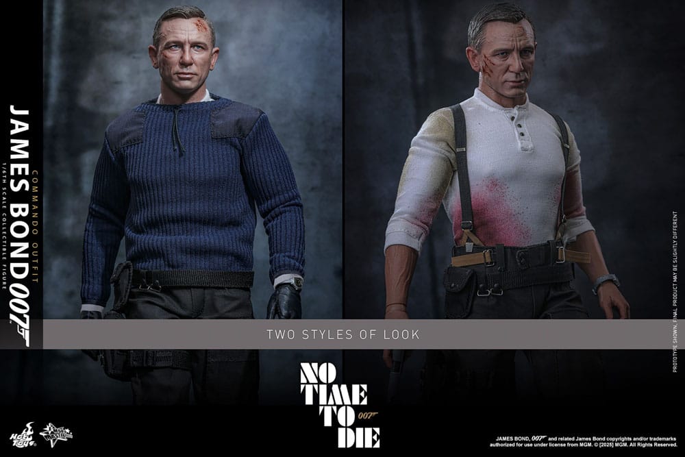 James Bond 007: Keine Zeit zu sterben Movie Masterpiece Actionfigur 1/6 James Bond (Commando Outfit) Hot Toys Exclusive 30 cm