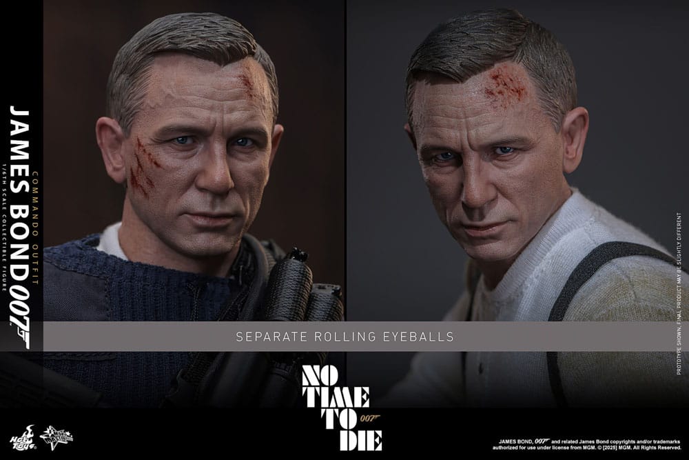 James Bond 007: Keine Zeit zu sterben Movie Masterpiece Actionfigur 1/6 James Bond (Commando Outfit) Hot Toys Exclusive 30 cm