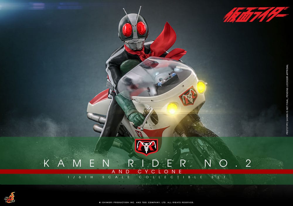 Kamen Rider 1/6 Kamen Rider No. 2 und Cylone  30 cm