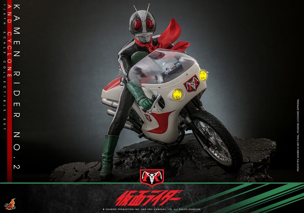 Kamen Rider 1/6 Kamen Rider No. 2 und Cylone  30 cm