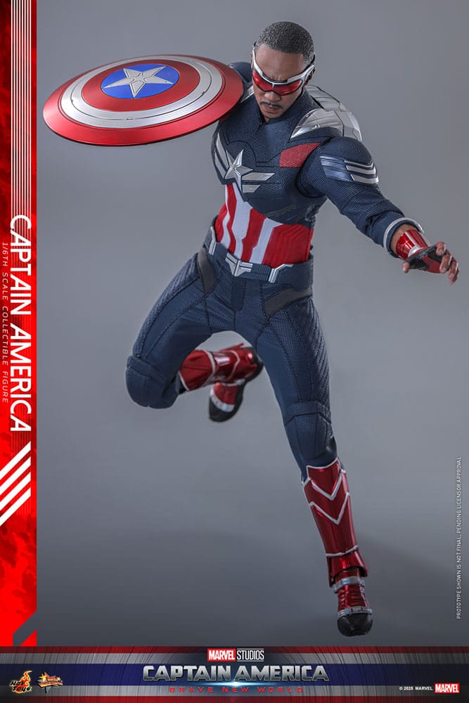 Captain America: Brave New World Movie Masterpiece Actionfigur 1/6 Captain America 30 cm