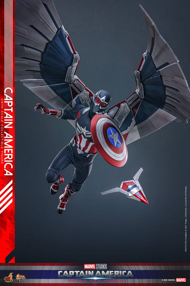 Captain America: Brave New World Movie Masterpiece Actionfigur 1/6 Captain America 30 cm