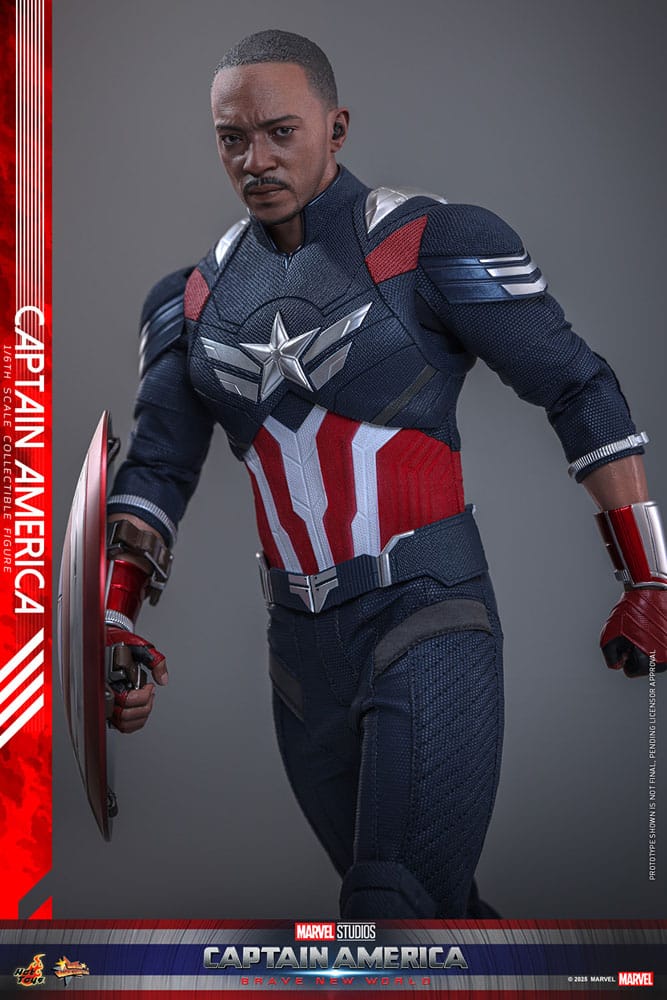 Captain America: Brave New World Movie Masterpiece Actionfigur 1/6 Captain America 30 cm