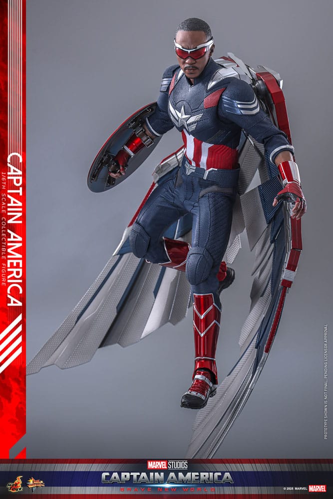 Captain America: Brave New World Movie Masterpiece Actionfigur 1/6 Captain America 30 cm