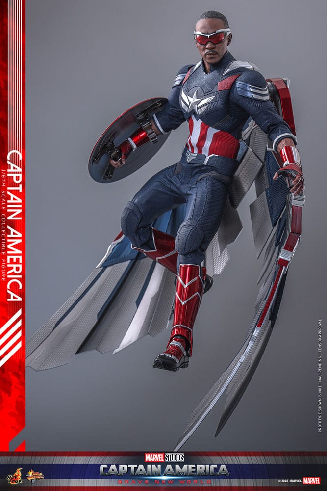 Captain America: Brave New World Movie Masterpiece Actionfigur 1/6 Captain America 30 cm