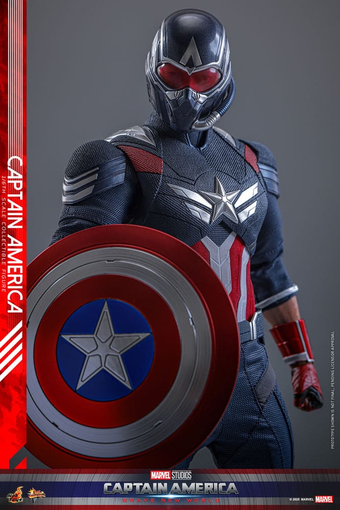 Captain America: Brave New World Movie Masterpiece Actionfigur 1/6 Captain America 30 cm