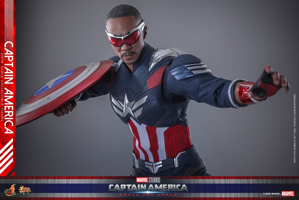 Captain America: Brave New World Movie Masterpiece Actionfigur 1/6 Captain America 30 cm