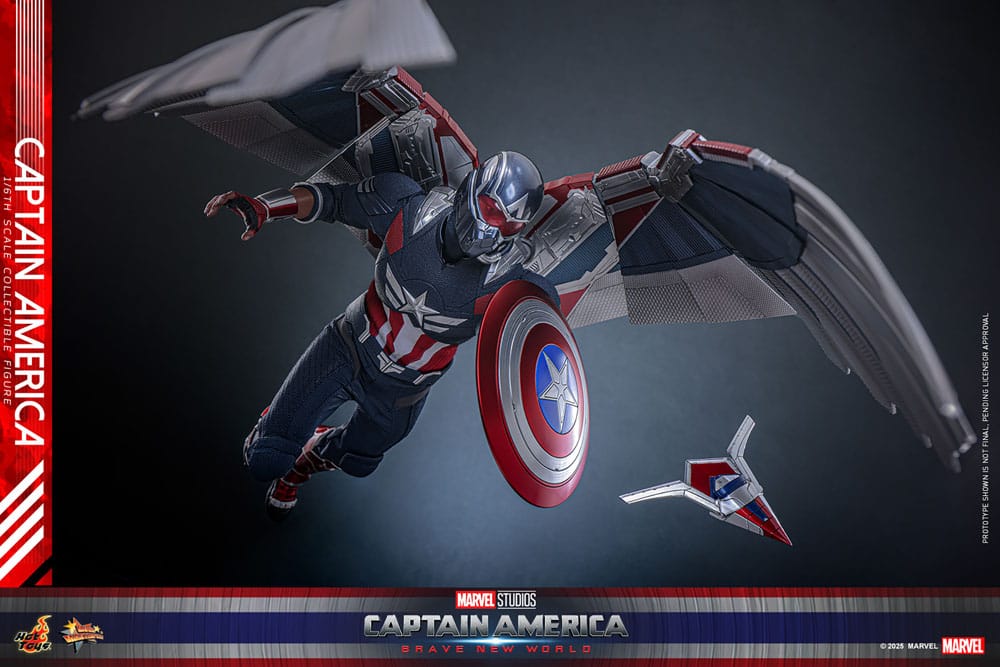 Captain America: Brave New World Movie Masterpiece Actionfigur 1/6 Captain America 30 cm