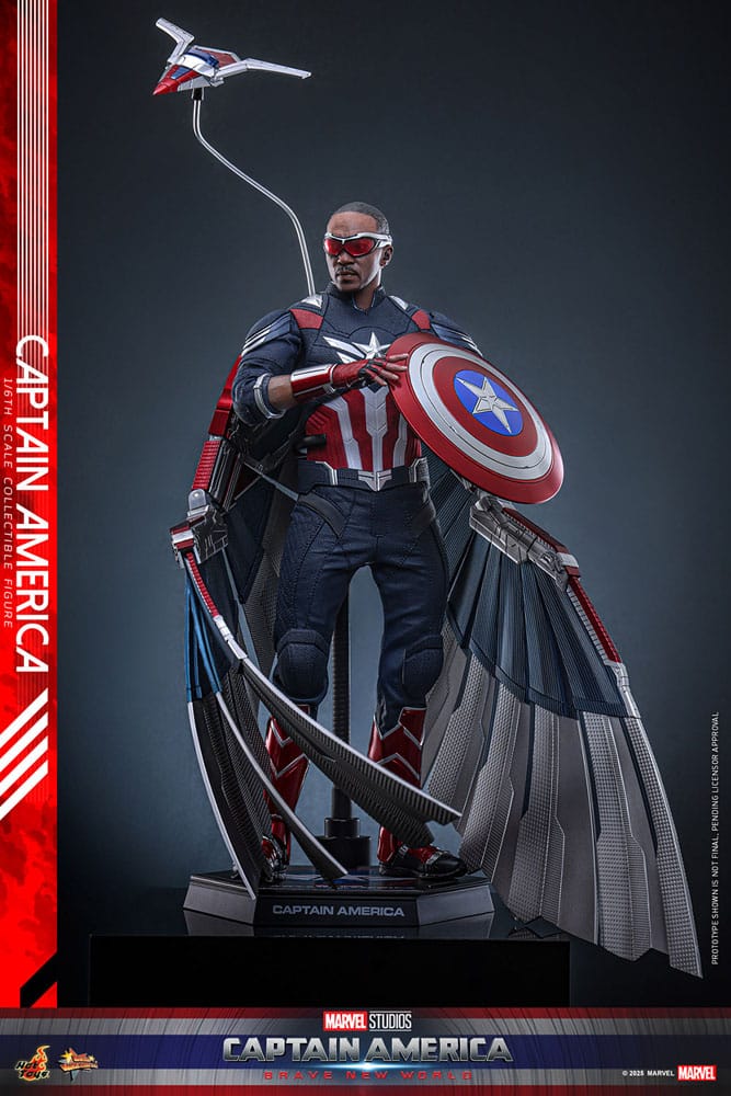 Captain America: Brave New World Movie Masterpiece Actionfigur 1/6 Captain America 30 cm