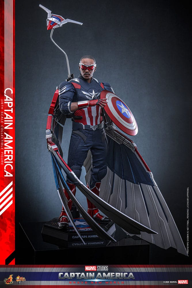 Captain America: Brave New World Movie Masterpiece Actionfigur 1/6 Captain America 30 cm