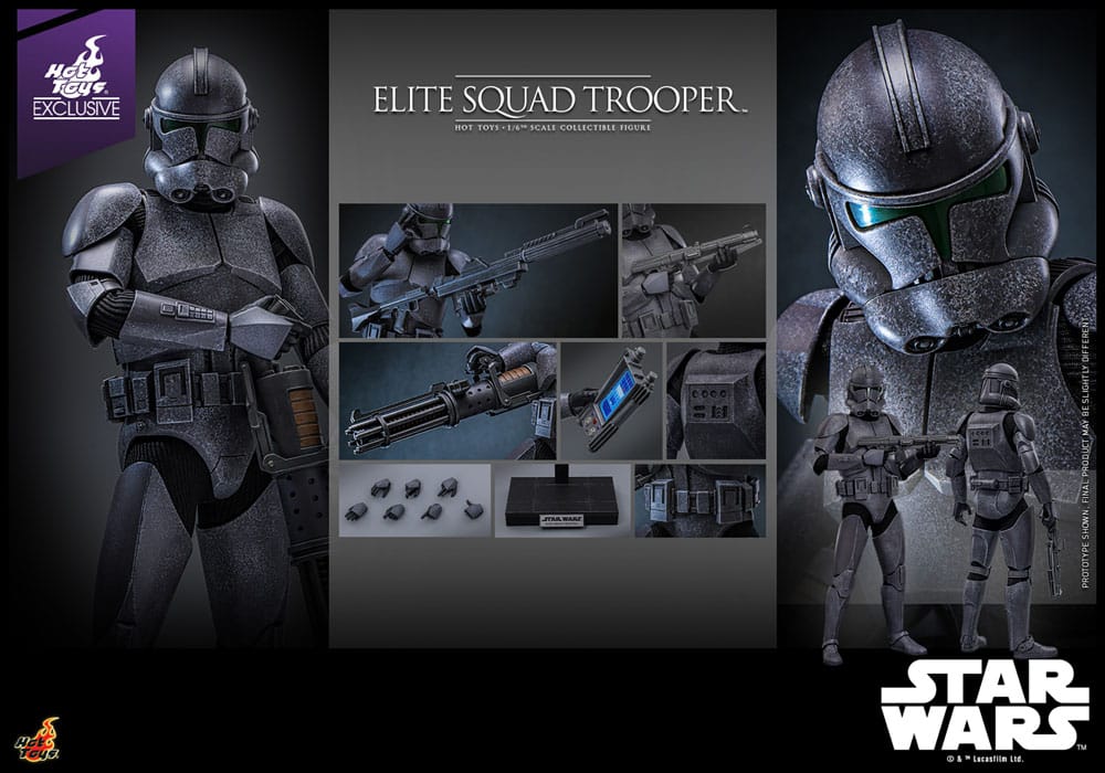 Star Wars Actionfigur 1/6 Elite Squad Trooper Hot Toys Exclusive 30 cm