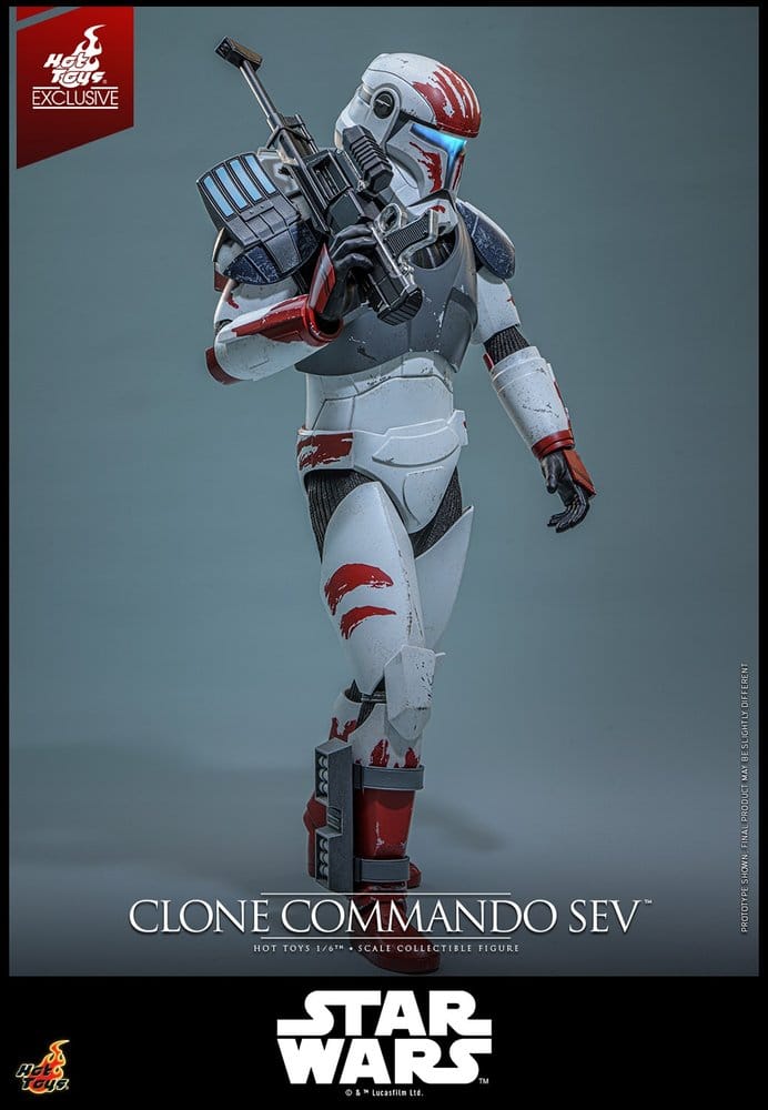 Star Wars: The Clone Wars Television Masterpiece Actionfigur 1/6 Clone Commando Sev (Hot Toys Exclusive) 30 cm