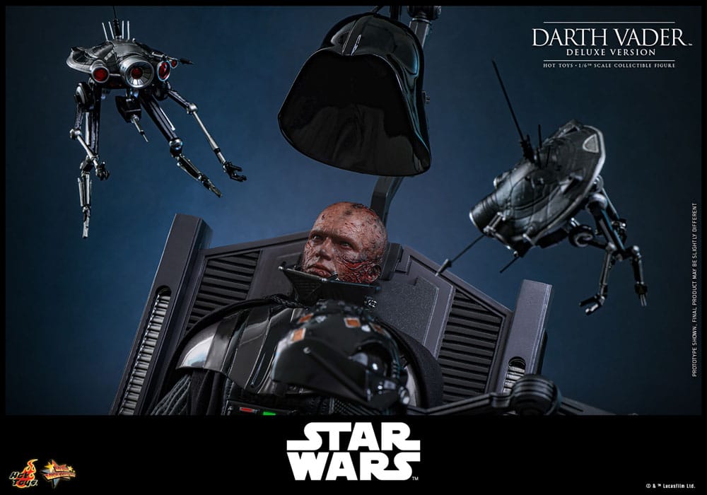 Star Wars: Episode III - Die Rache der Sith Movie Masterpiece Actionfigur 1/6 Darth Vader (Deluxe Version) 35 cm