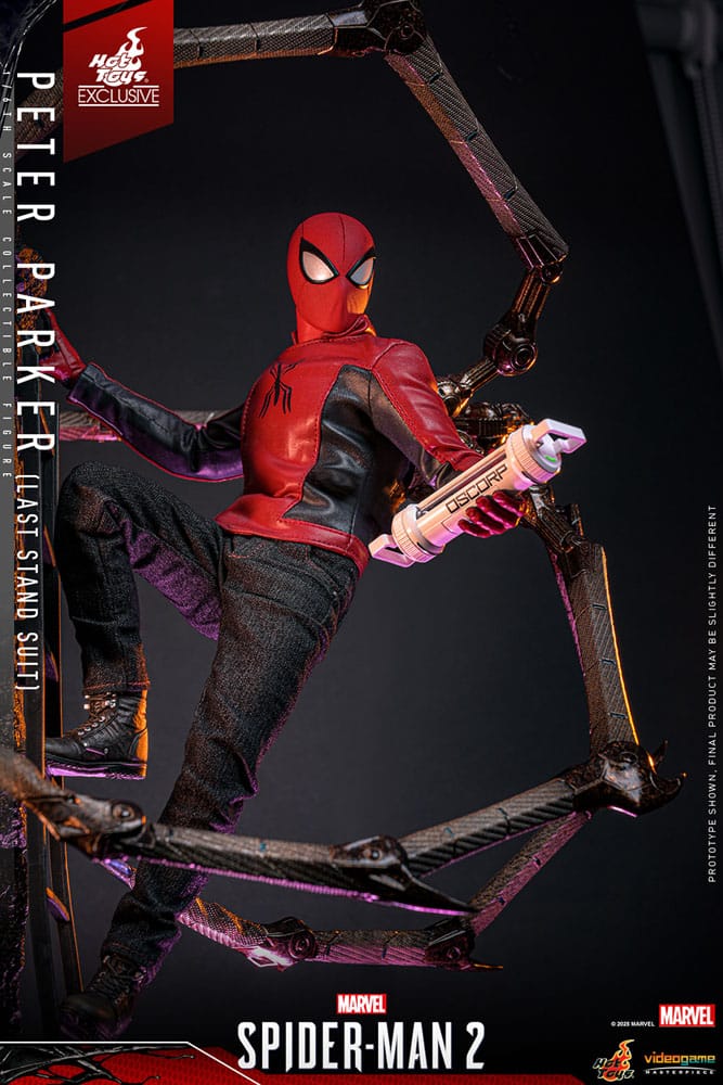Spider-Man Actionfigur 1/6 Peter Parker (Last Stand Suit) Hot Toys Exclusive 30 cm
