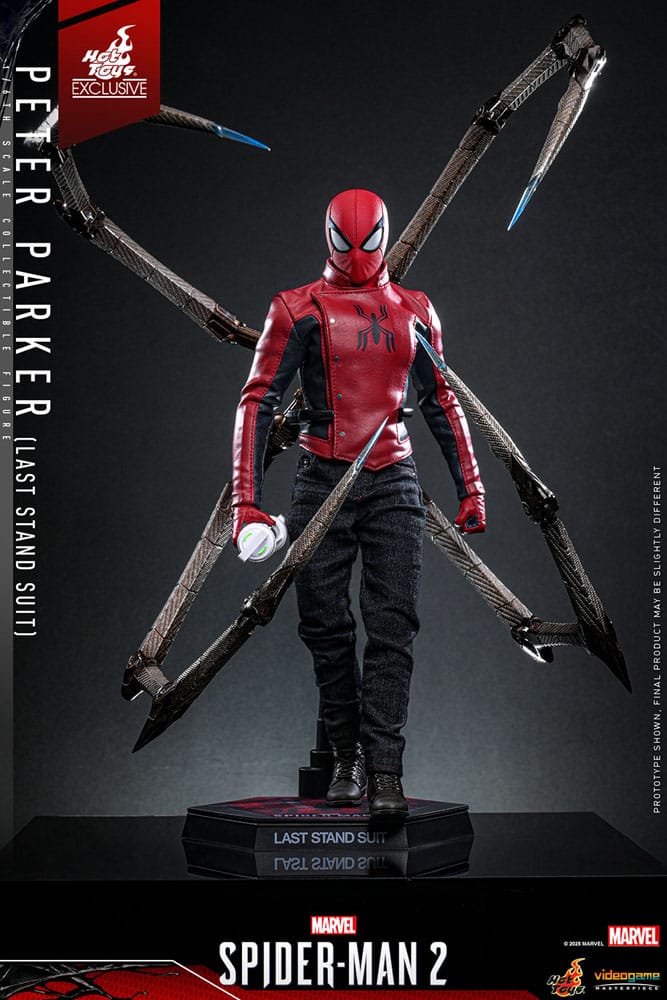 Spider-Man Actionfigur 1/6 Peter Parker (Last Stand Suit) Hot Toys Exclusive 30 cm