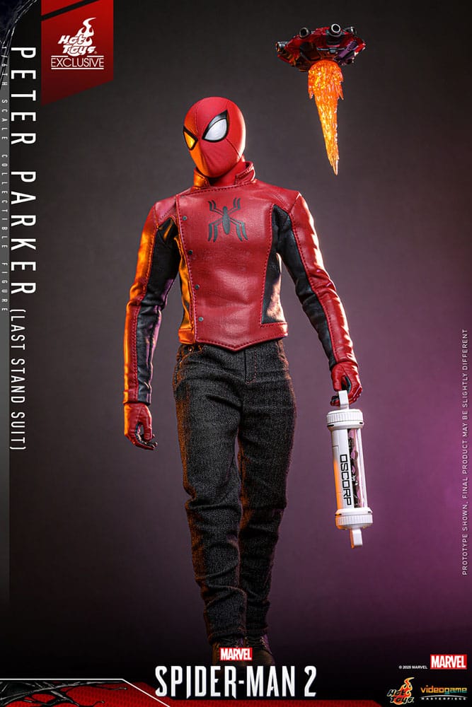 Spider-Man Actionfigur 1/6 Peter Parker (Last Stand Suit) Hot Toys Exclusive 30 cm
